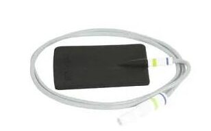 Elektroda płaska silikonowo-węglowa EF50 8x6cm (Niebiesko-zielona) 1szt.