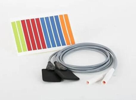 Zestaw elektrod płaskich 8x6cm EF50 2 szt. silikonowo-węglowych