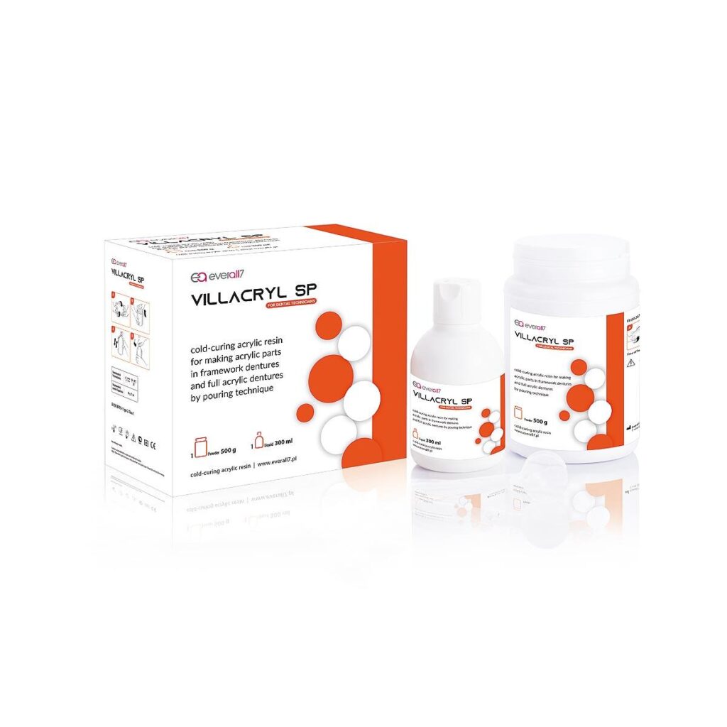 VILLACRYL SP 500 g + 300 ml zestaw - materiał do protez