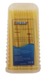 Mikroaplikatory pędzelki 100 sztuk