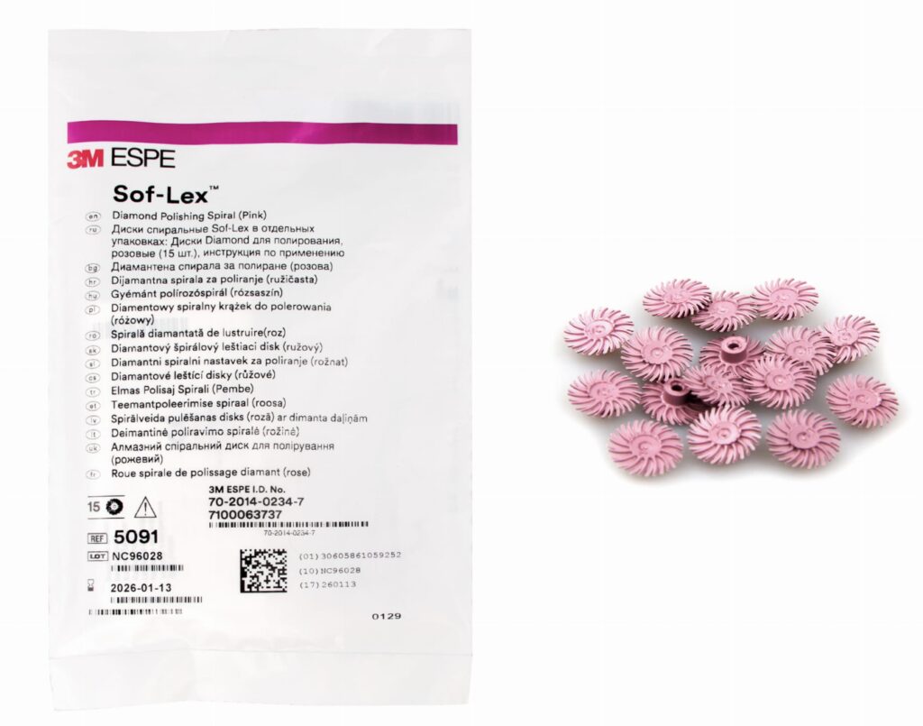 Diamentowe krążki Sof-Lex 3M 15 szt różowe