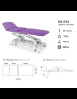 Stół rehabilitacyjny elektryczny 3-sekcyjny SS-E02