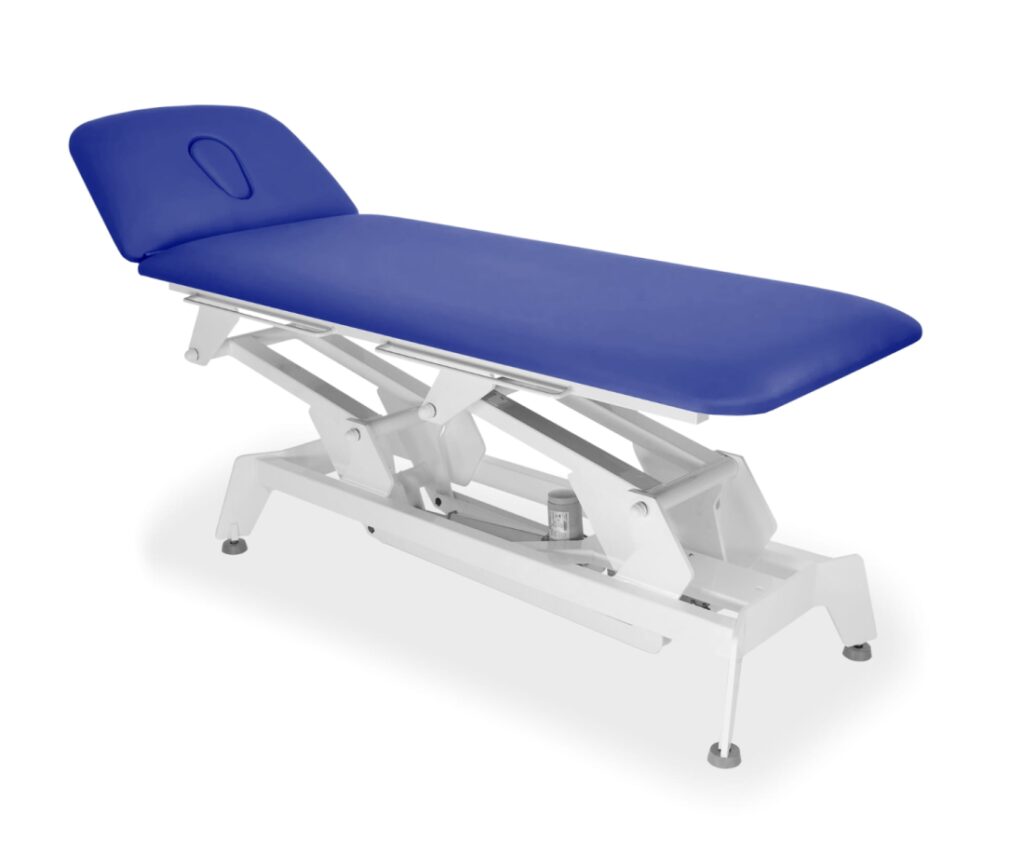 Stół rehabilitacyjny elektryczny 2-sekcyjny do 350 kg SOLID