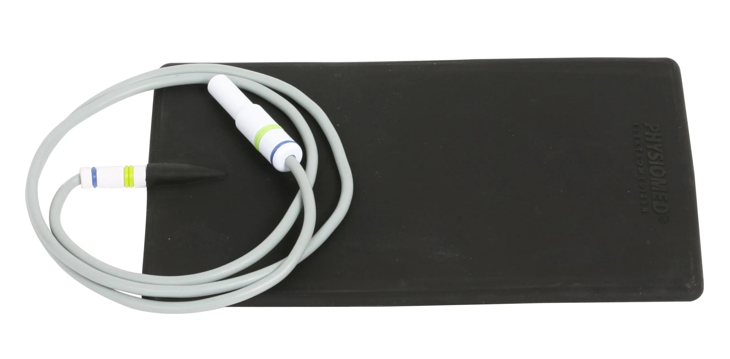 Elektroda płaska silikonowo-węglowa EF200 17x11cm (Czerwono-zielona) 1szt.