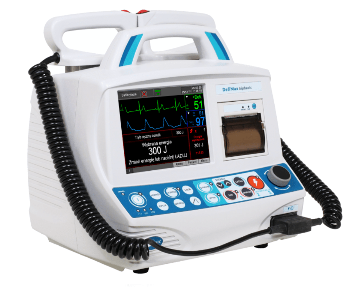DEFIBRYLATOR DEFIMAX BIPHASIC Z MONITOREM