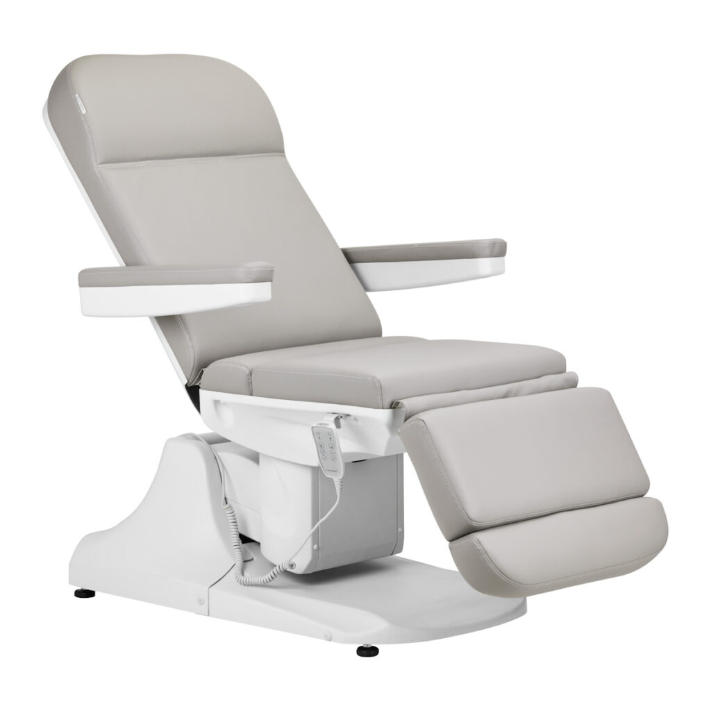 Fotel kosmetyczny elektr. Azzurro 891 szary