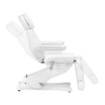 Elektryczny fotel kosmetyczny SILLON CLASSIC 3 silniki biały