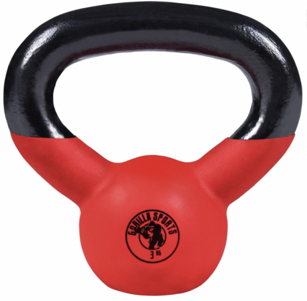 Kettlebell żeliwny gumowany